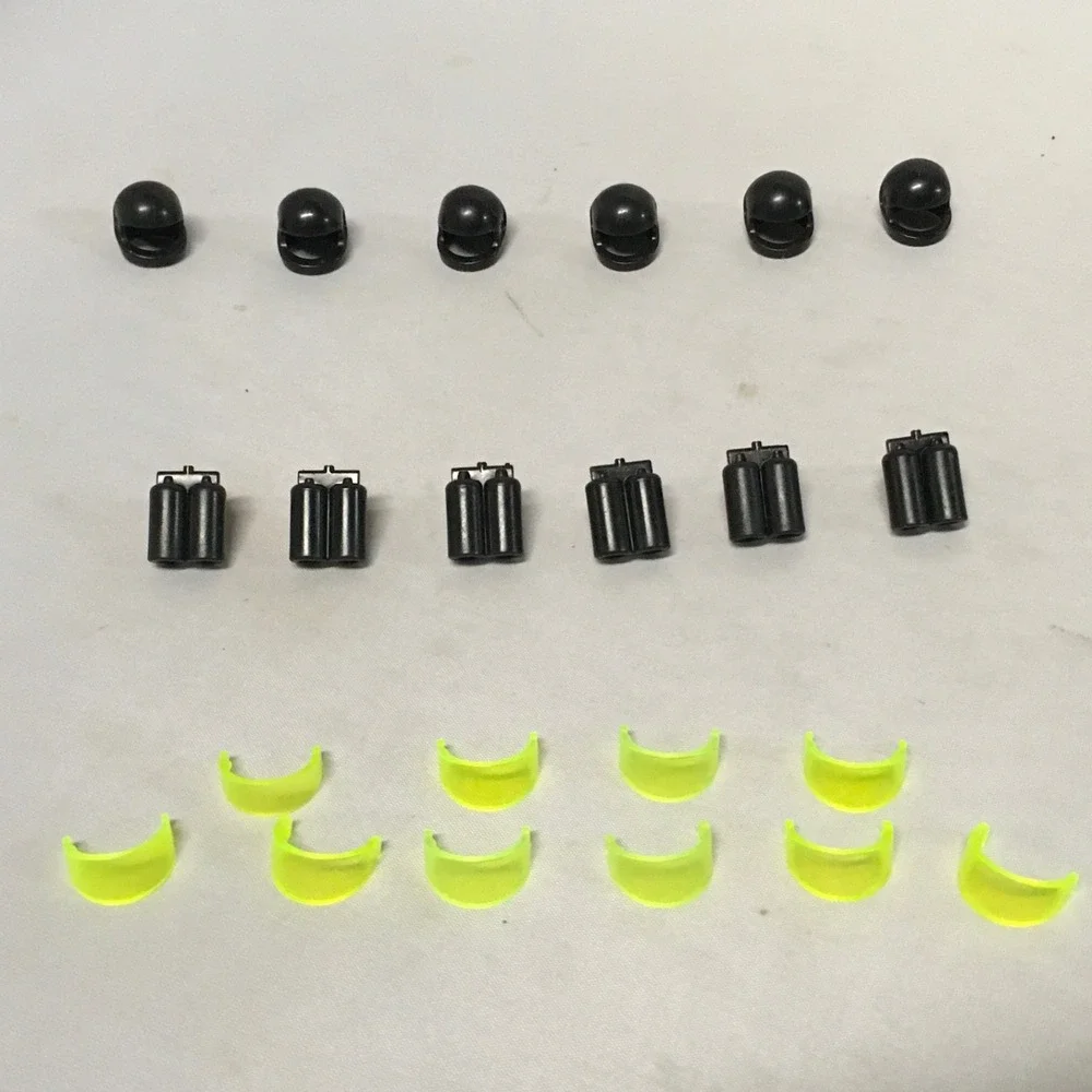 Space LEGO 6x M-Tron Minifigures Various Accessories Vintage
